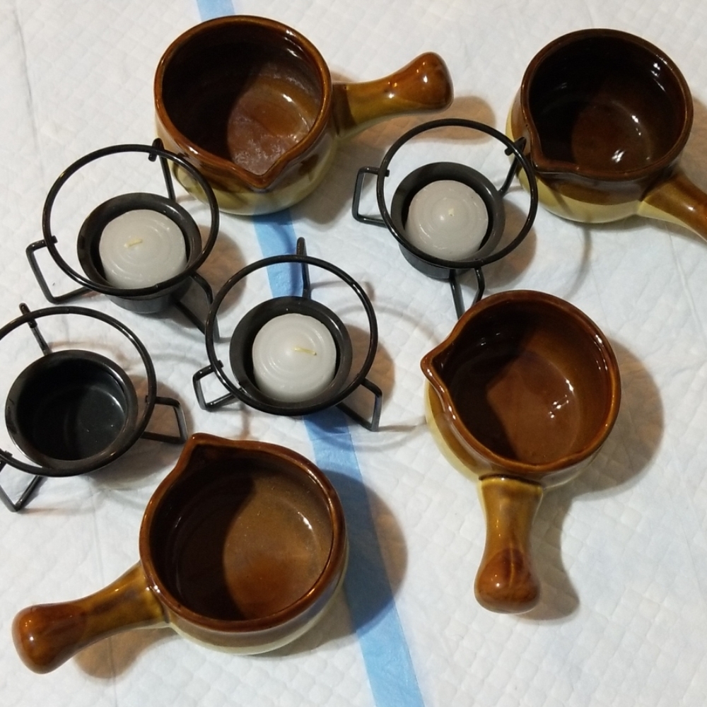 Porcelain condiment mini bowls